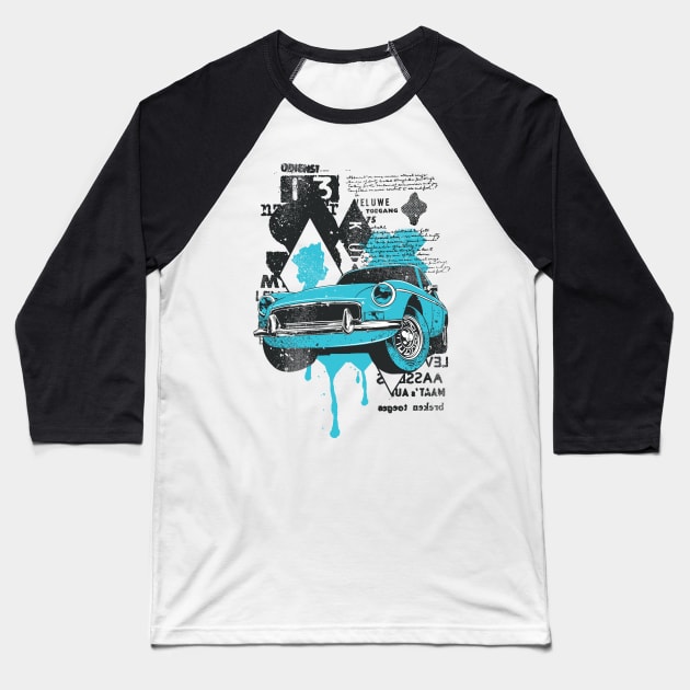 Vintage Cars Baseball T-Shirt by Yurko_shop